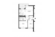Nowe mieszkanie E2-86 | 62,07 m2 | 3 Pokoje | 1 Piętro