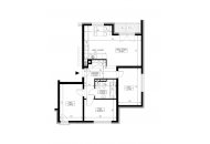 Nowy apartament E3-93 | 79,58 m2 | 4 Pokoje | 1 Piętro
